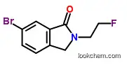 Molecular Structure of 1245644-54-5 (6-Bromo-2-(2-fluoroethyl)isoindolin-1-one)